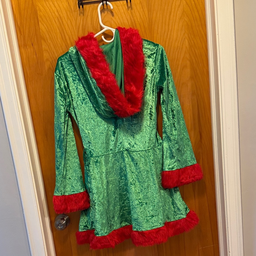 Party City Green and Red Kids Costume